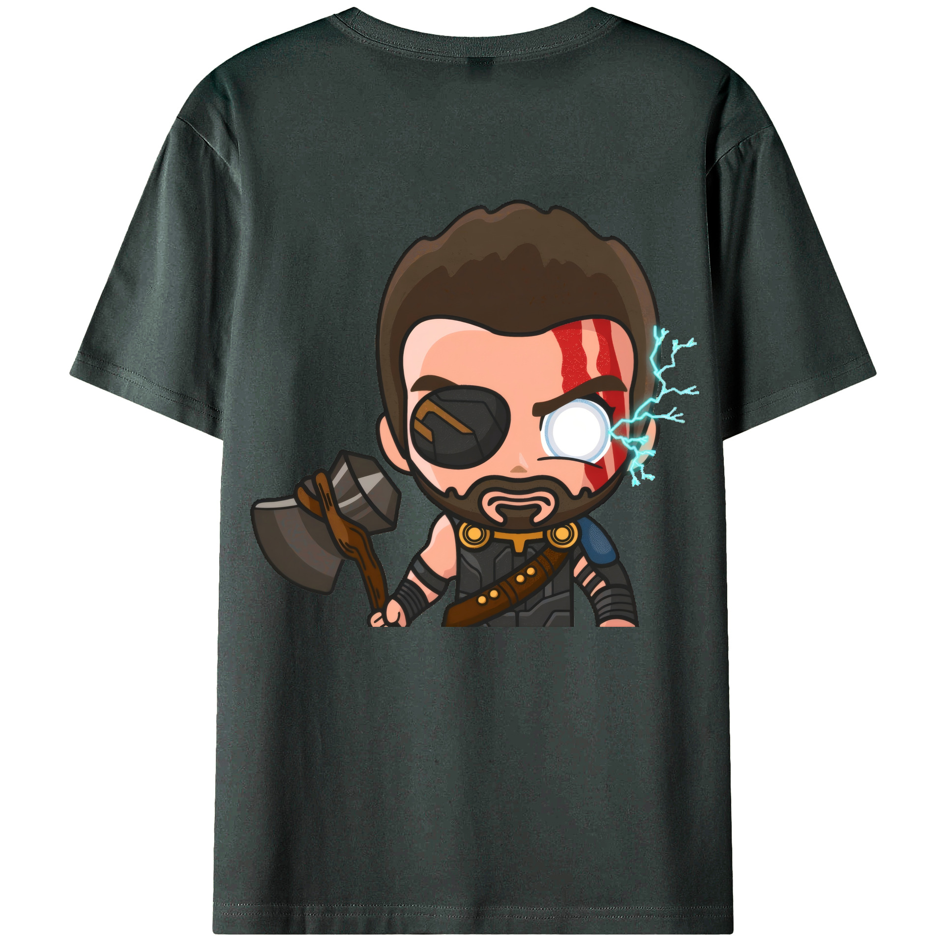 （画像用） アベンジャーズ The Avengers 綿100％ メンズ半袖Tシャツ（バックプリント） 通気性